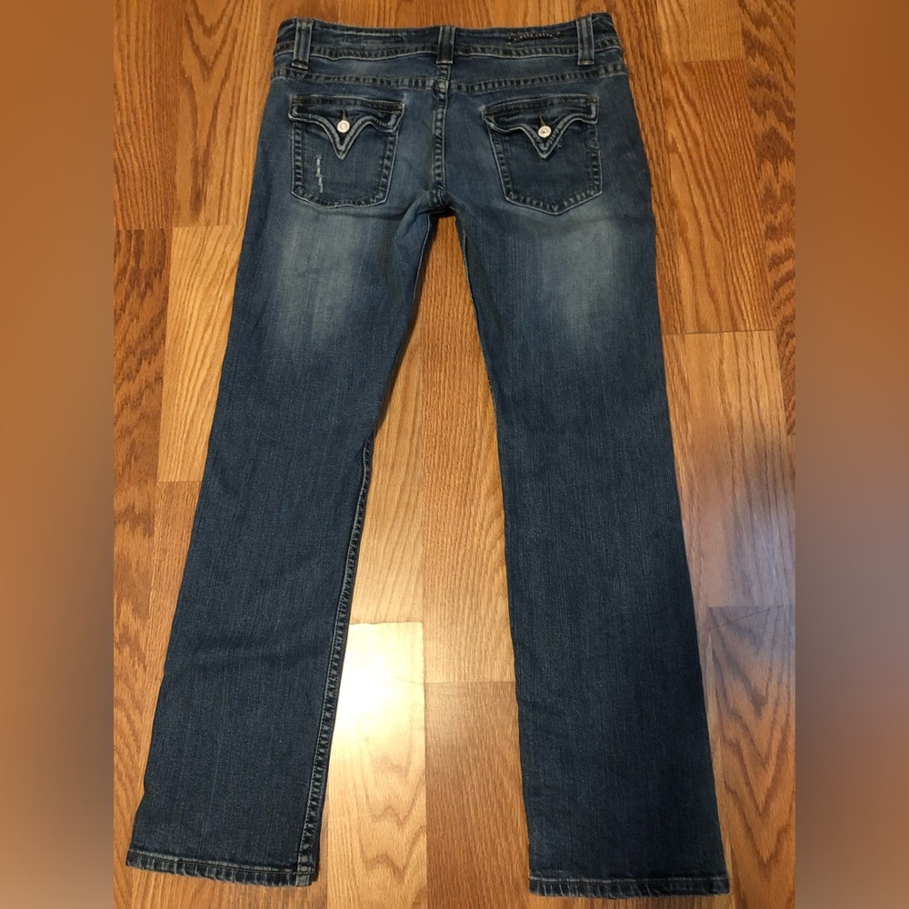Y2K Distressed jeans straight leg Size 13 Vigoss